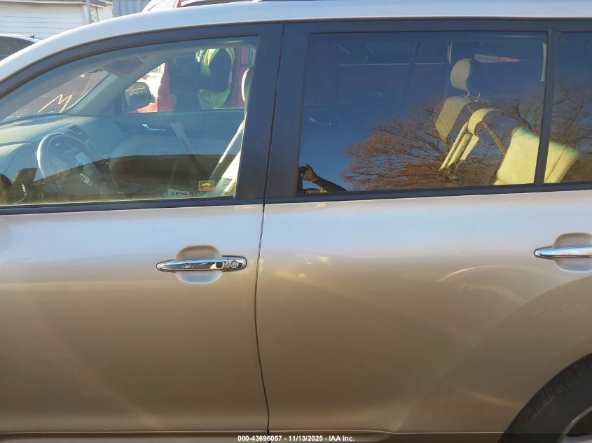 2008 Toyota Highlander Limited VIN: JTEES42A182093622 Lot: 43696057