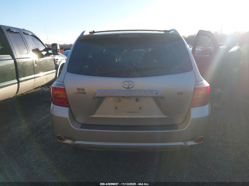 2008 Toyota Highlander Limited VIN: JTEES42A182093622 Lot: 43696057