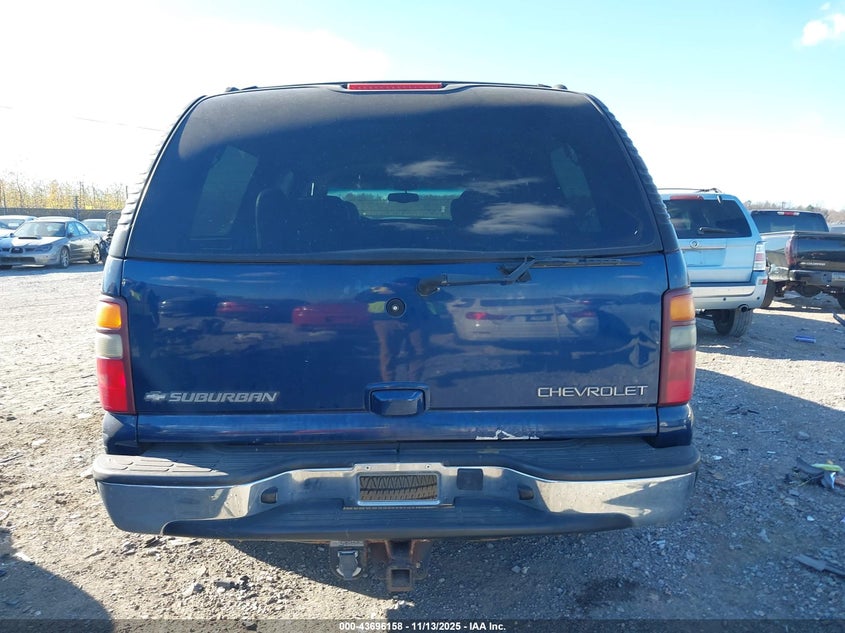 2002 Chevrolet Suburban 1500 Lt VIN: 1GNFK16Z72J317861 Lot: 43696158