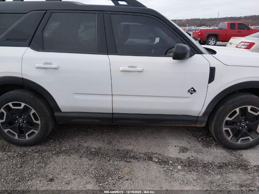 2022 Ford Bronco Sport Outer Banks VIN: 3FMCR9C68NRE30661 Lot: 43696172
