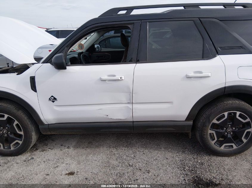 2022 Ford Bronco Sport Outer Banks VIN: 3FMCR9C68NRE30661 Lot: 43696172