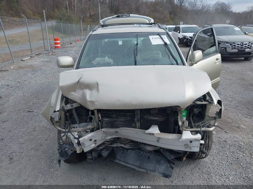 2001 Toyota Highlander V6 VIN: JTEHF21AX10013016 Lot: 43696174