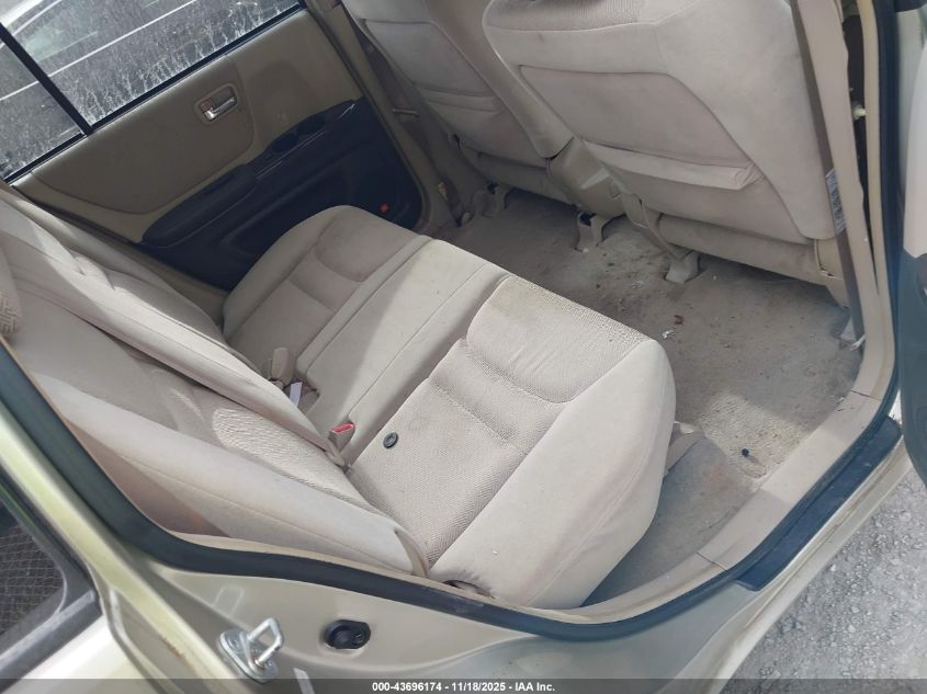 2001 Toyota Highlander V6 VIN: JTEHF21AX10013016 Lot: 43696174