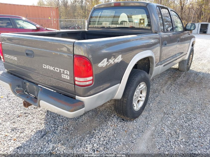 2003 Dodge Dakota Slt VIN: 1D7HG48N83S195351 Lot: 43696187