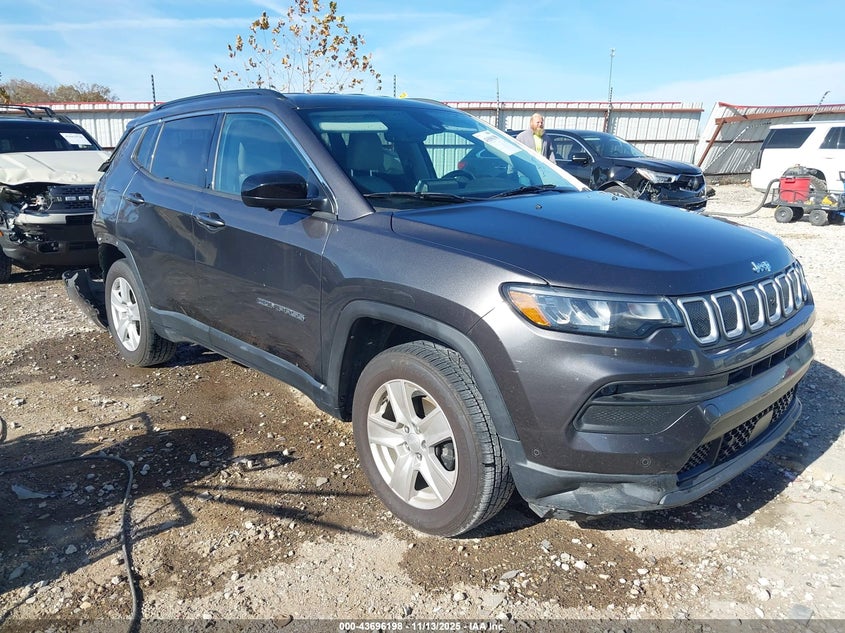 2022 JEEP COMPASS LATITUDE 4X4 - 3C4NJDBB7NT111468