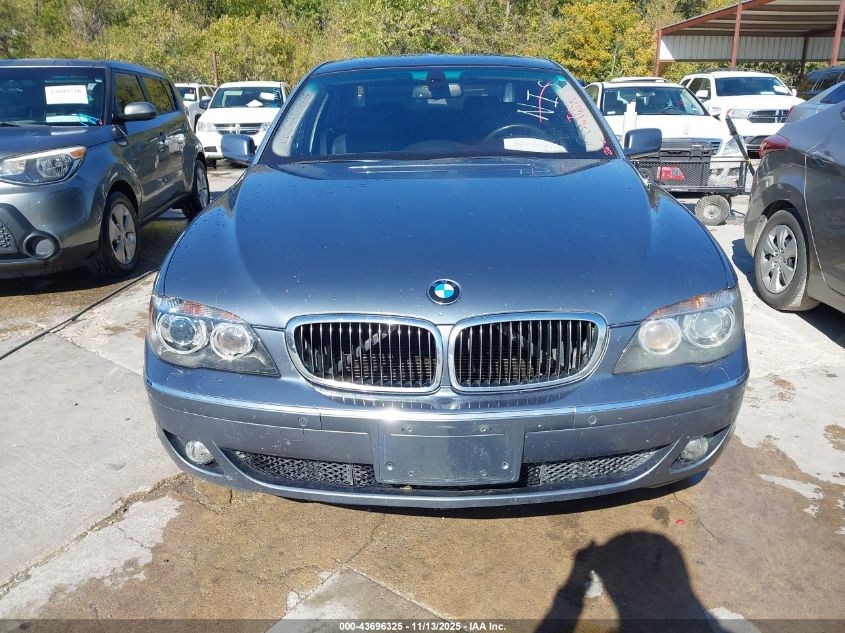 2006 BMW 750Li VIN: WBAHN83516DT37589 Lot: 43696325