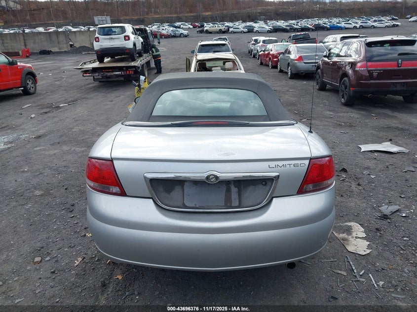 2004 Chrysler Sebring Limited VIN: 1C3EL65R94N131738 Lot: 43696376