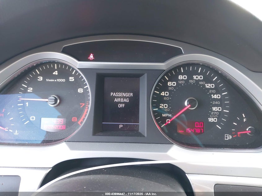 2009 Audi A6 3.2 Premium VIN: WAUCH74F29N030451 Lot: 43696447
