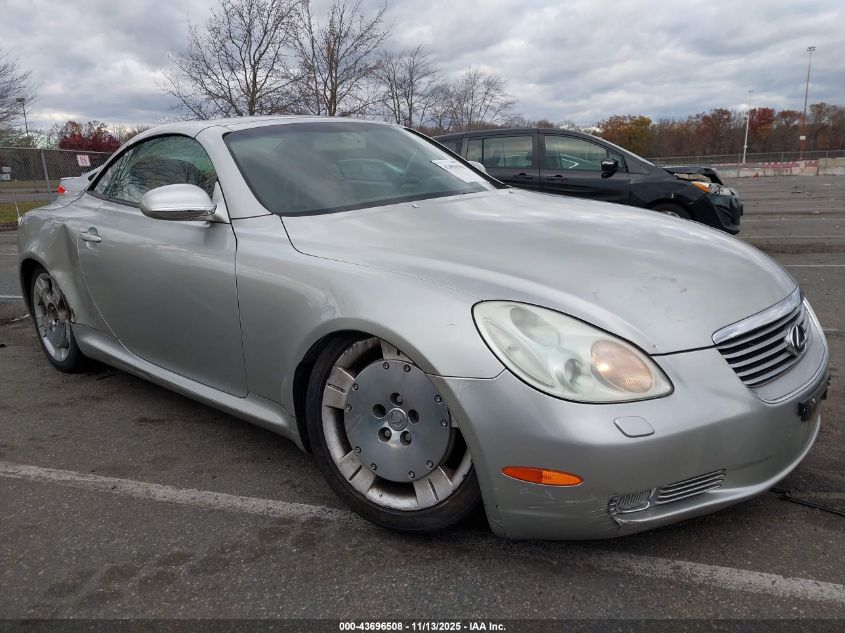 2005 Lexus Sc 430 VIN: JTHFN48Y450064822 Lot: 43696508
