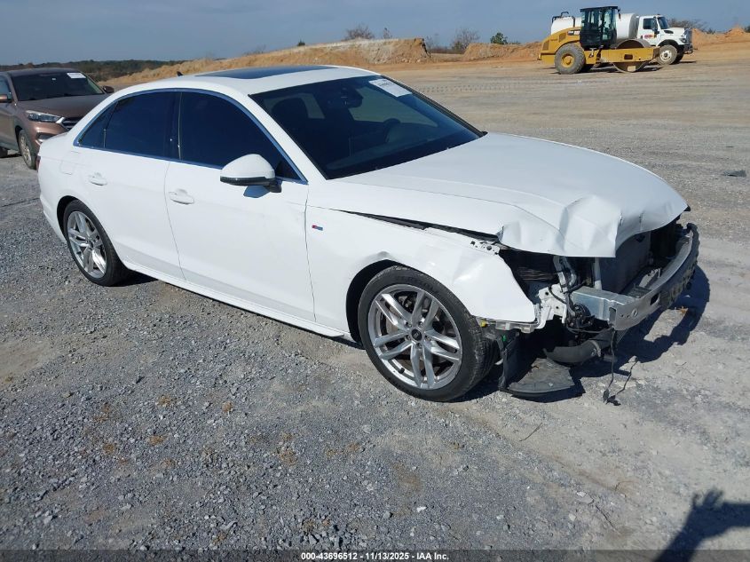 AUDI A4 PREMIUM PLUS 45 TFSI S LINE QUATTRO S TRONIC