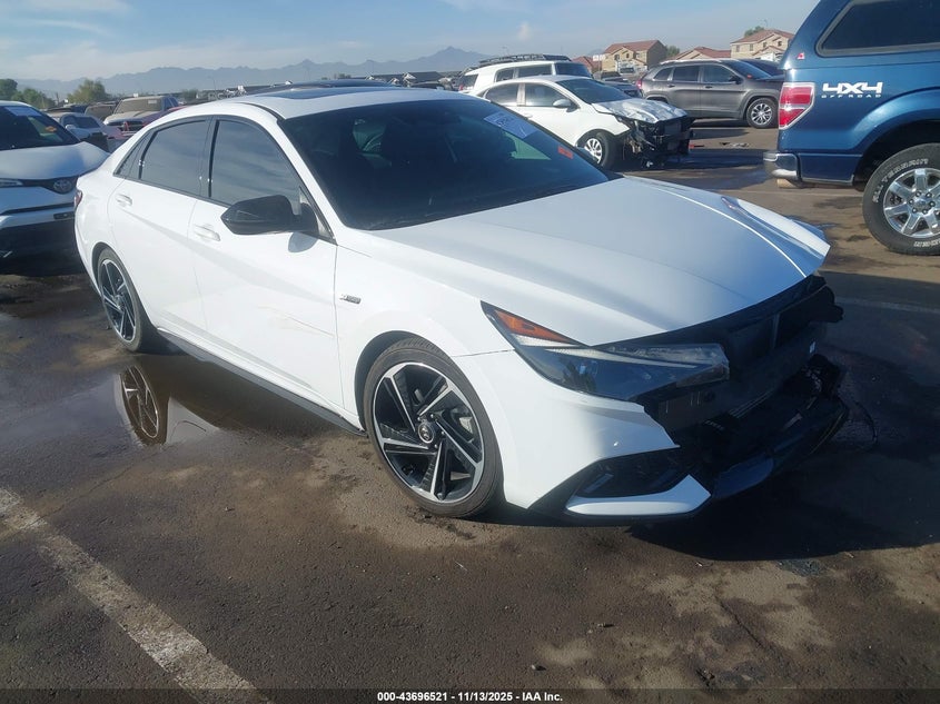 2021 HYUNDAI ELANTRA N LINE - KMHLR4AF4MU176489