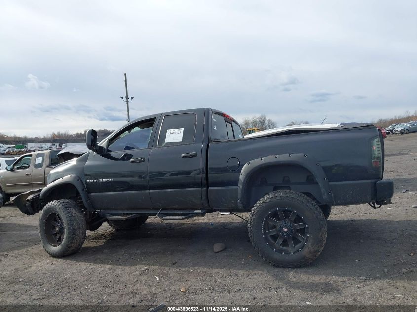 2003 Dodge Ram 2500 Slt/Laramie/St VIN: 3D7KU28D53G863110 Lot: 43696523