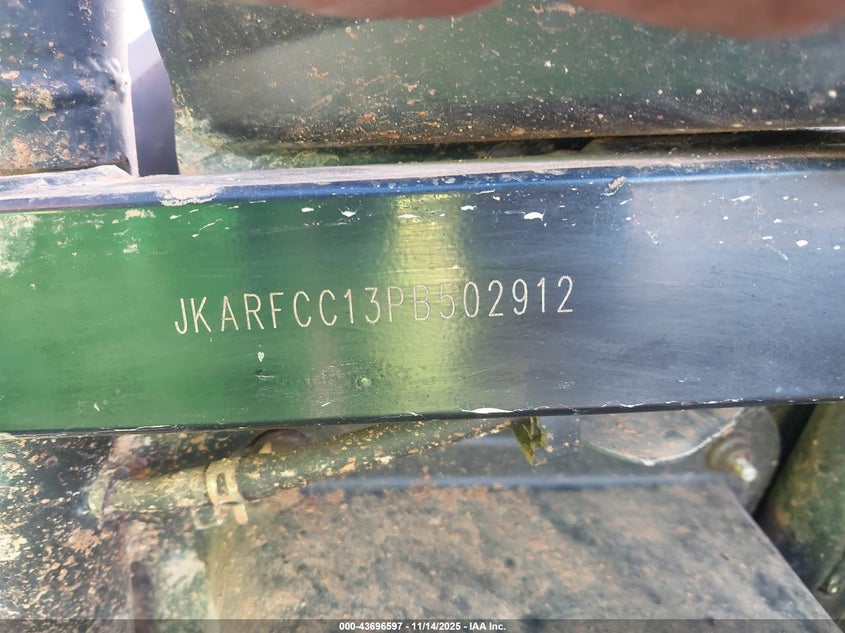 2023 Kawasaki Krf 1000 C VIN: JKARFCC13PB502912 Lot: 43696597