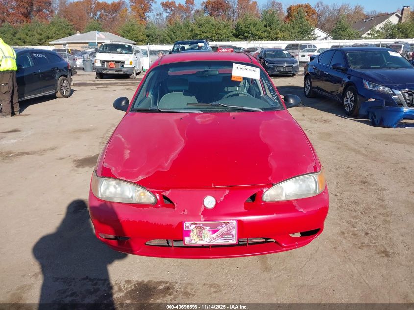 1998 Mercury Tracer Ls VIN: 1MEFM13P9WW615583 Lot: 43696596