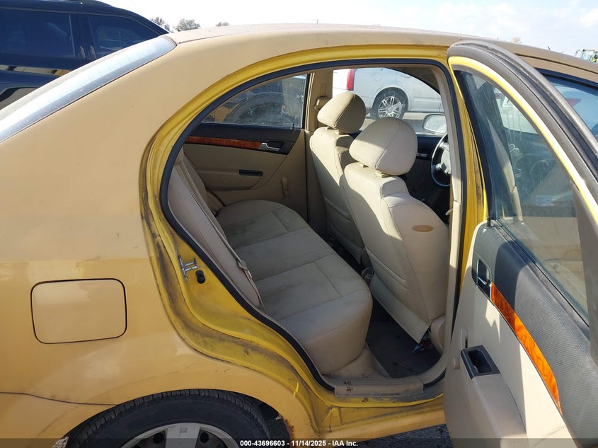 2008 Chevrolet Aveo Ls VIN: KL1TD566X8B044461 Lot: 43696603