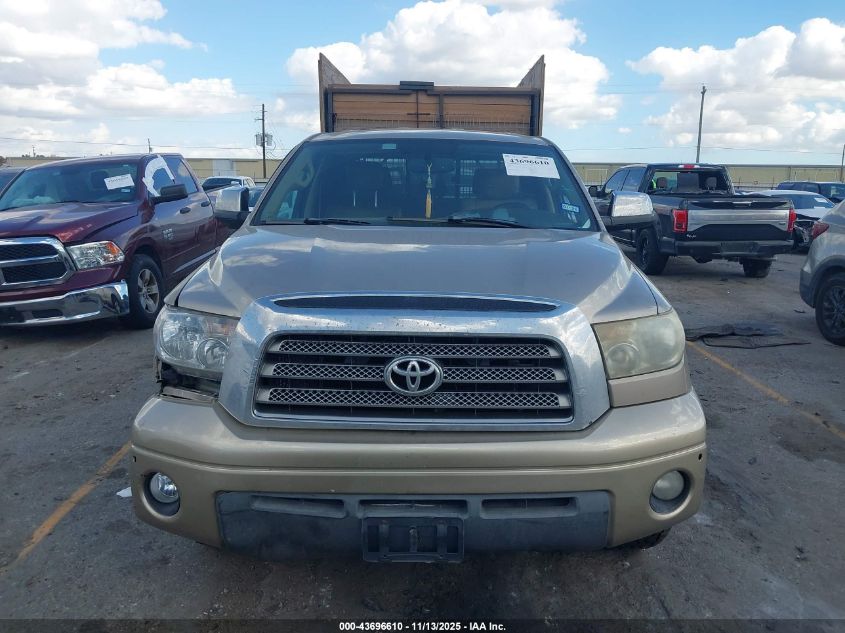 2008 Toyota Tundra Limited 5.7L V8 VIN: 5TFBV58158X062209 Lot: 43696610
