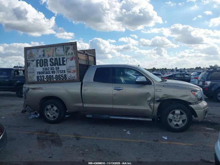 2008 Toyota Tundra Limited 5.7L V8 VIN: 5TFBV58158X062209 Lot: 43696610