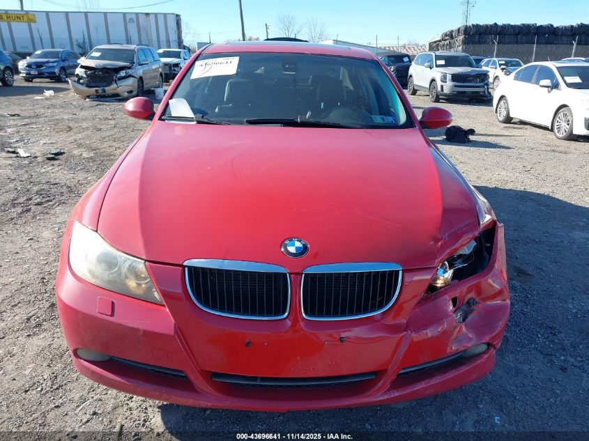 2007 BMW 328Xi VIN: WBAVC93507K031656 Lot: 43696641