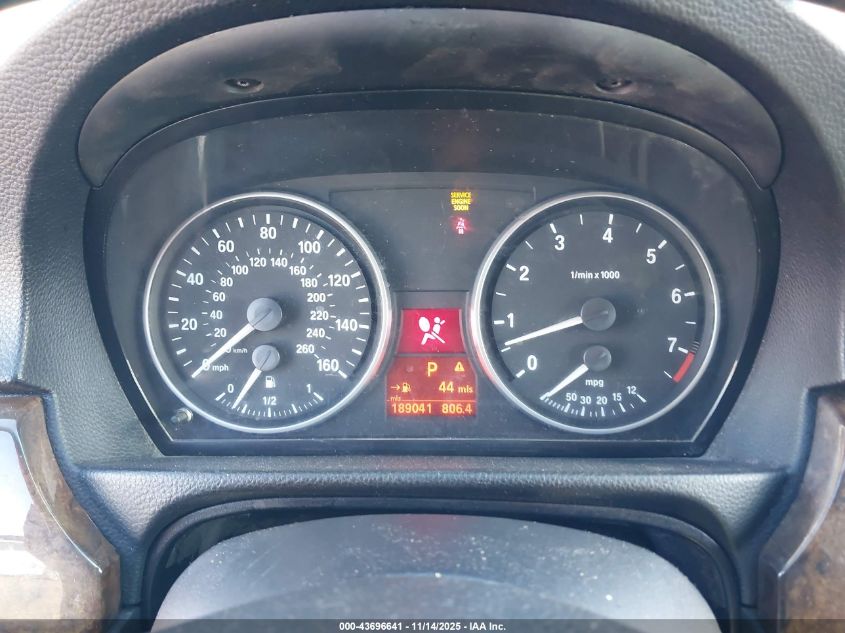 2007 BMW 328Xi VIN: WBAVC93507K031656 Lot: 43696641