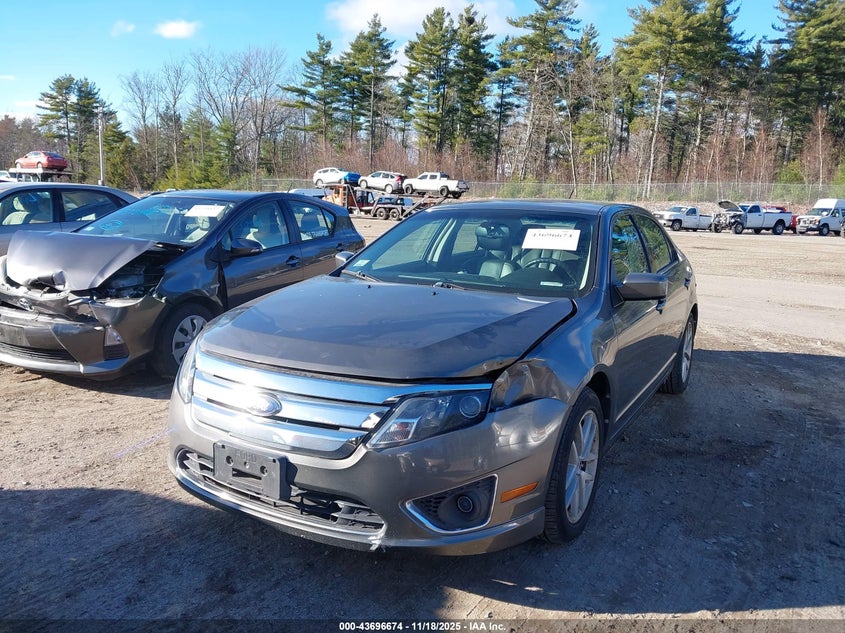 3FAHP0JG5BR303696 2011 FORD FUSION photo no. 2