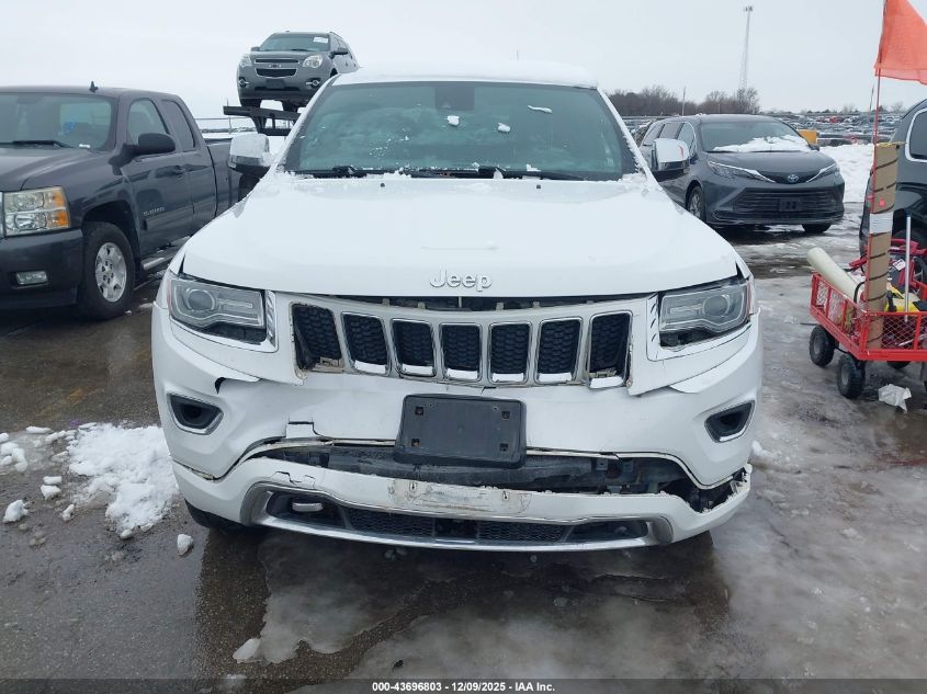 2014 Jeep Grand Cherokee Overland VIN: 1C4RJFCT5EC347486 Lot: 43696803