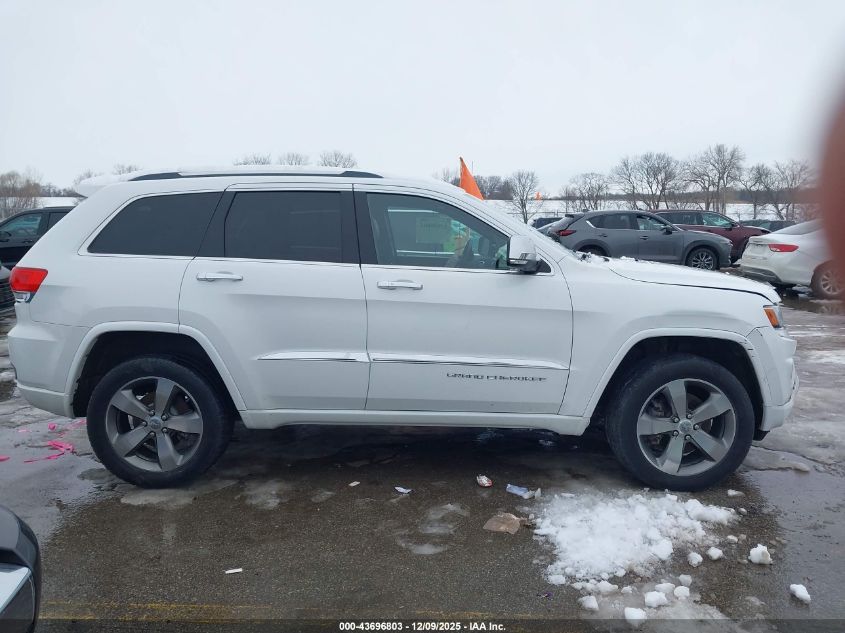 2014 Jeep Grand Cherokee Overland VIN: 1C4RJFCT5EC347486 Lot: 43696803