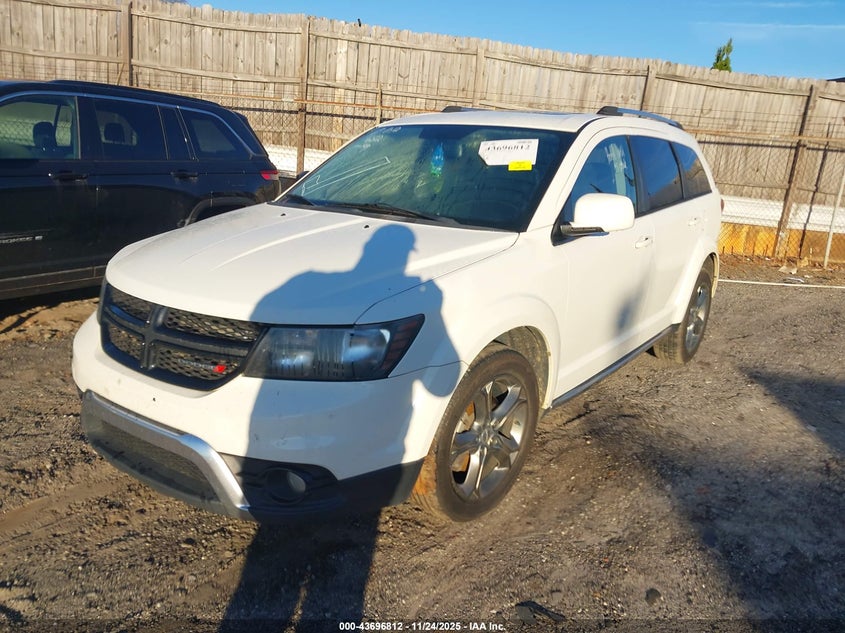 Vin: 3c4pdcgg2gt194695, lot: 44192133, dodge journey crossroad 20162
