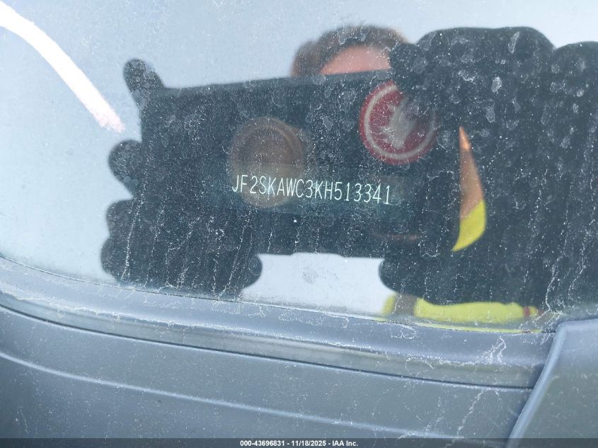 2019 Subaru Forester Touring VIN: JF2SKAWC3KH513341 Lot: 43696831
