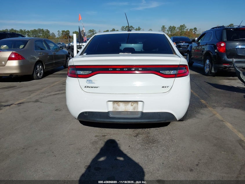 2016 Dodge Dart Sxt VIN: 1C3CDFBA9GD584643 Lot: 43696889