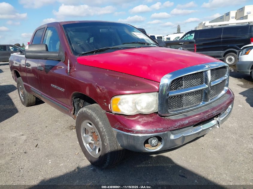 2003 Dodge Ram 2500 Slt/Laramie/St VIN: 3D7KA28693G762968 Lot: 43696961