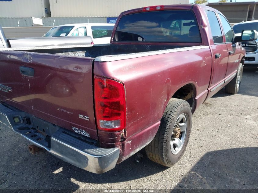 2003 Dodge Ram 2500 Slt/Laramie/St VIN: 3D7KA28693G762968 Lot: 43696961