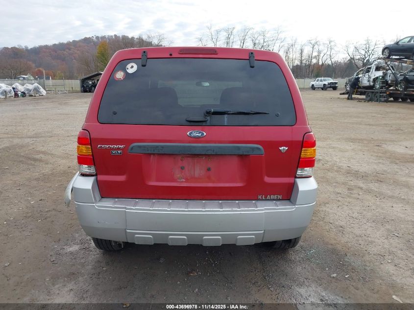 2007 Ford Escape Xlt/Xlt Sport VIN: 1FMYU03127KA61503 Lot: 43696978