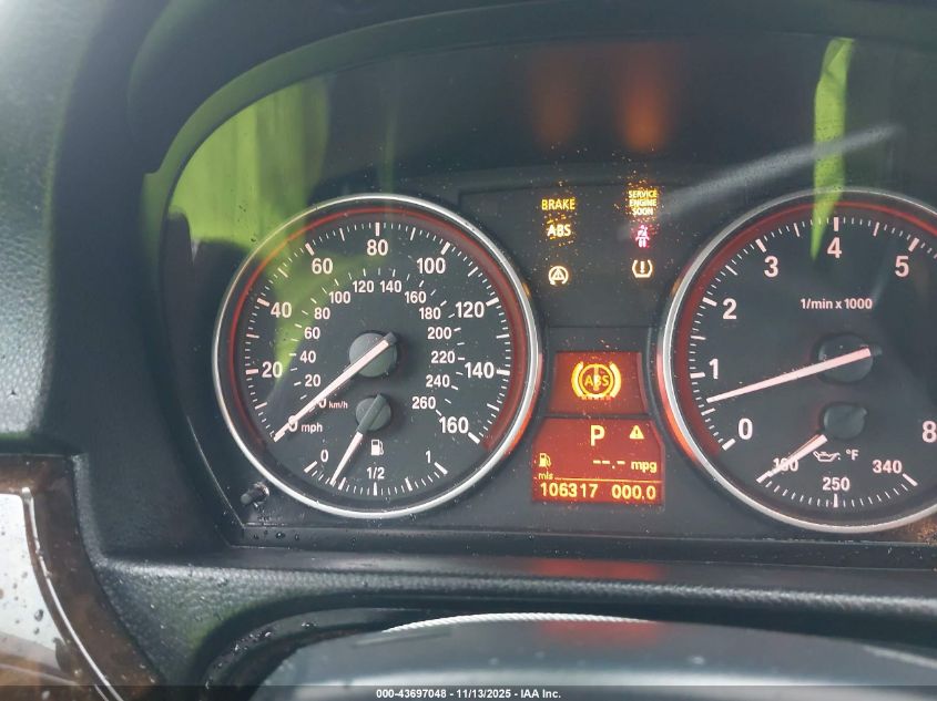 2008 BMW 328I VIN: WBAWR33528P152354 Lot: 43697048