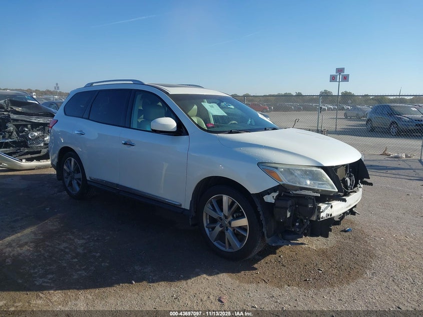 2015 NISSAN PATHFINDER PLATINUM - 5N1AR2MN9FC707418