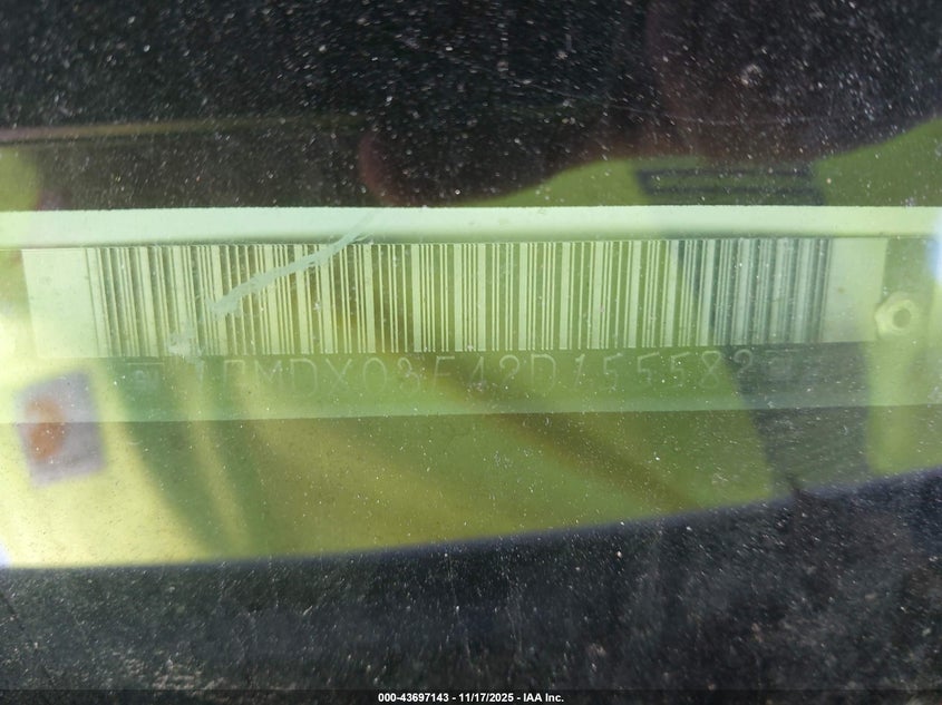 2002 Pontiac Montana M16 W/1Sa Pkg. VIN: 1GMDX03E42D155582 Lot: 43697143