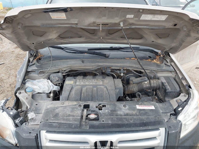 2006 Honda Pilot Ex VIN: 2HKYF18536H509714 Lot: 43697154