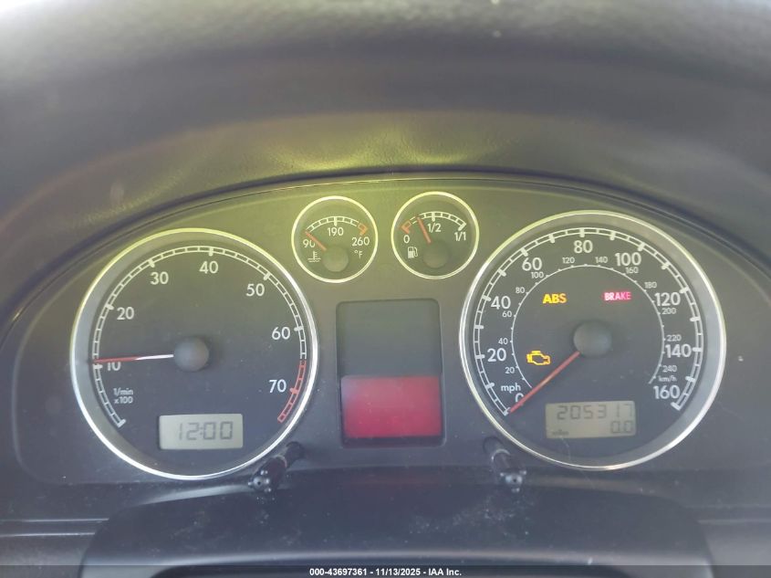 2002 Volkswagen Passat Gls VIN: WVWPD63B42P356464 Lot: 43697361