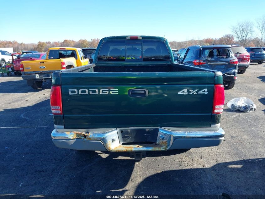 1998 Dodge Dakota Slt/Sport VIN: 1B7GG22X6WS557993 Lot: 43697374