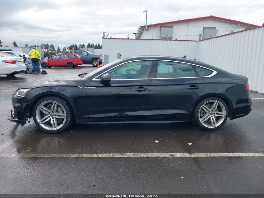 2019 Audi A5 45 Premium VIN: WAUENCF53KA078083 Lot: 43697379