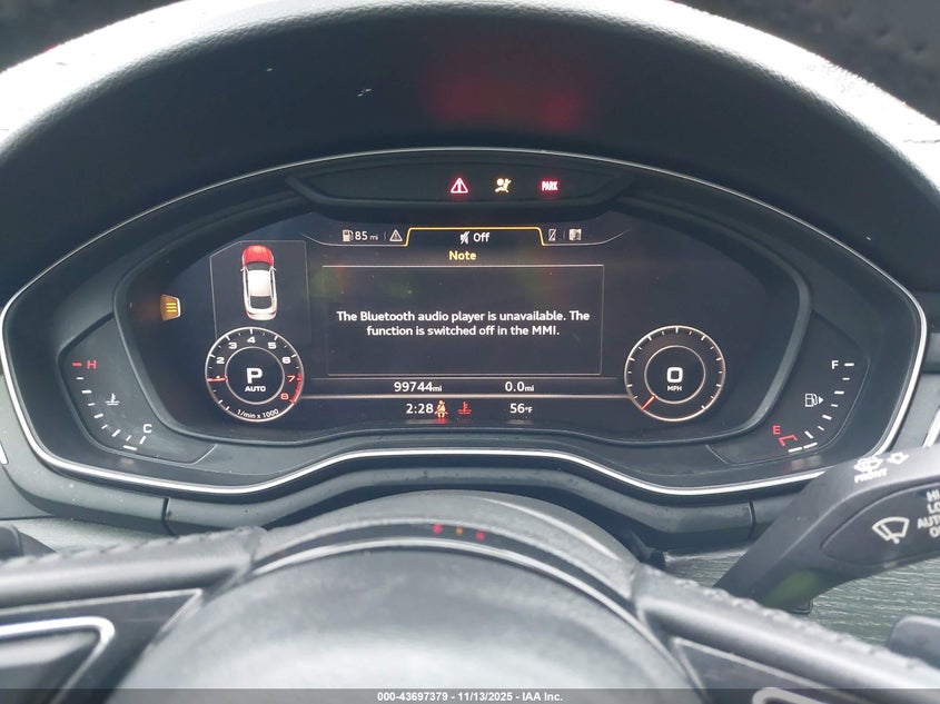 2019 Audi A5 45 Premium VIN: WAUENCF53KA078083 Lot: 43697379