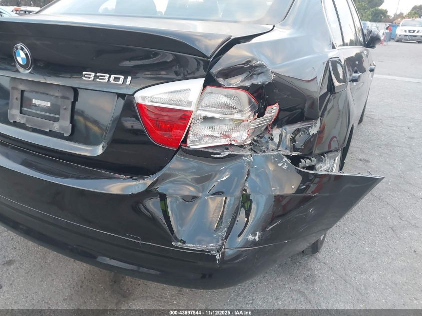 2006 BMW 330I VIN: WBAVB33576KS34655 Lot: 43697544