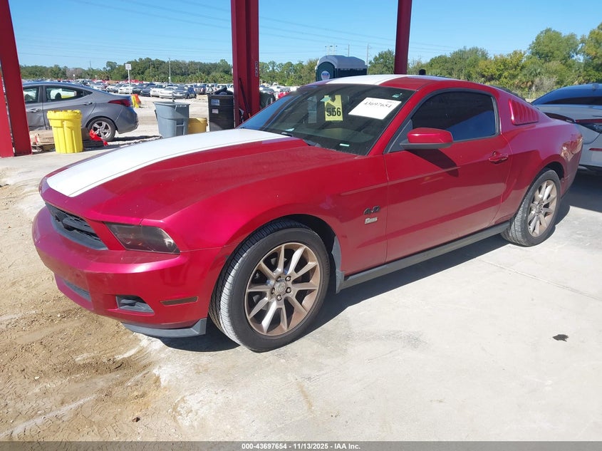 1ZVBP8ANXA5165701 2010 FORD MUSTANG photo no. 2