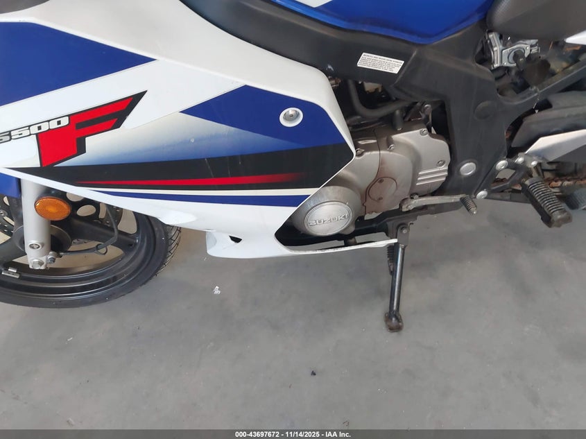 2009 Suzuki Gs500 VIN: VTTGM51A392100843 Lot: 43697672