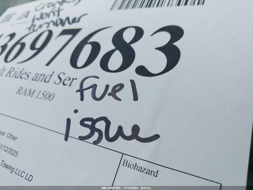 2007 Dodge Ram 1500 Slt VIN: 1D7HA18257J619134 Lot: 43697683