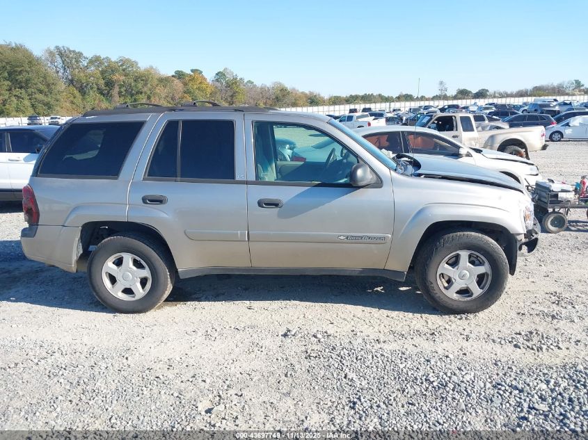2002 Chevrolet Trailblazer Ls VIN: 1GNDS13S522167158 Lot: 43697749