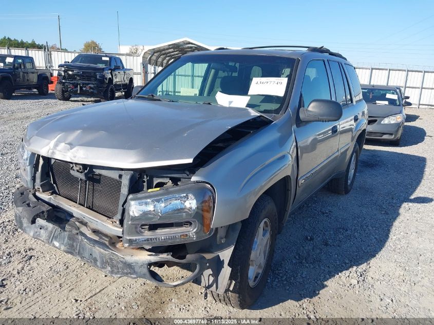 2002 Chevrolet Trailblazer Ls VIN: 1GNDS13S522167158 Lot: 43697749