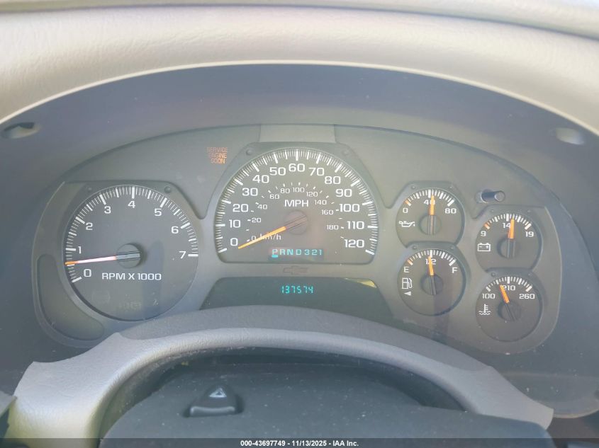 2002 Chevrolet Trailblazer Ls VIN: 1GNDS13S522167158 Lot: 43697749