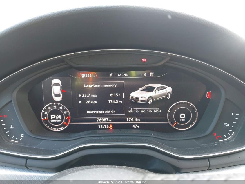 2018 Audi A5 2.0T Premium VIN: WAUBNCF50JA008543 Lot: 43697767