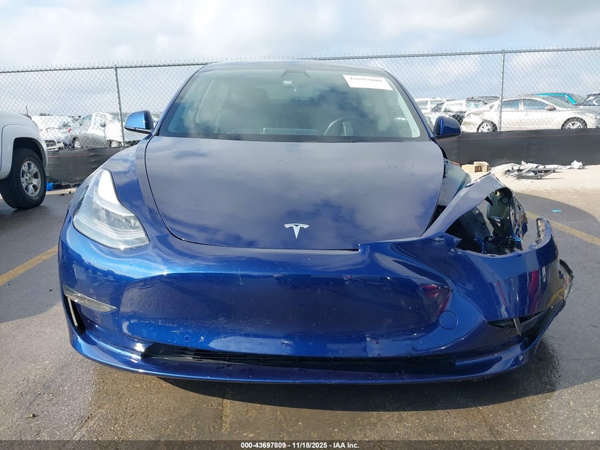 2022 Tesla Model 3 Long Range Dual Motor All-Wheel Drive VIN: 5YJ3E1EB7NF134057 Lot: 43697809