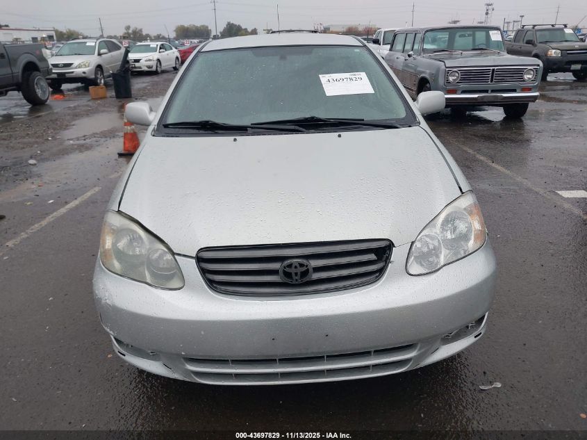 2003 Toyota Corolla Le VIN: JTDBR32E730041318 Lot: 43697829